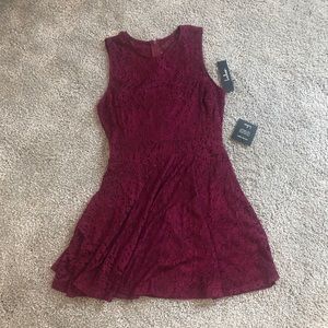 Lulus garnet lace dress